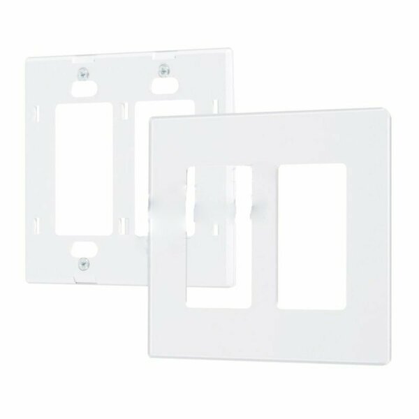 American Imaginations Rectangle White Electrical Switch Plate Plastic AI-37067